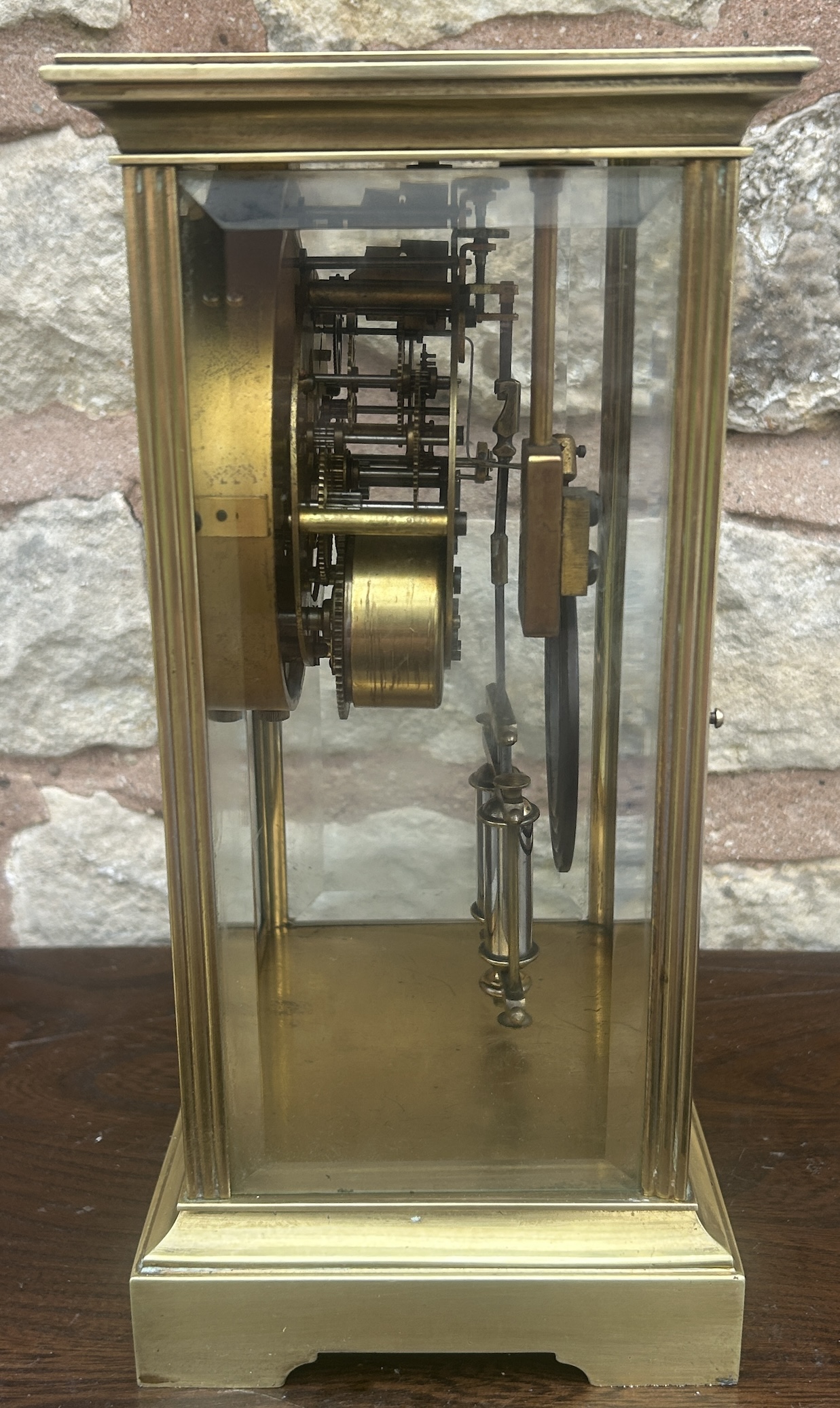 Wonderful Seth Thomas Four Glass Case Mantel Clock - Ca 1900 - Image 4